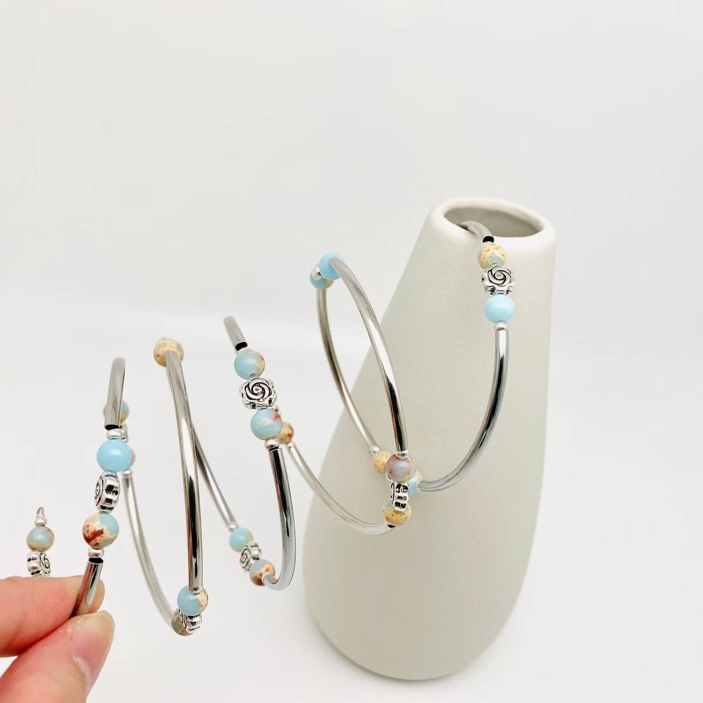 Coastal Bloom Wrap Bracelet (Multiple Colors)