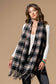 Checkered Plaid Oblong Scarf