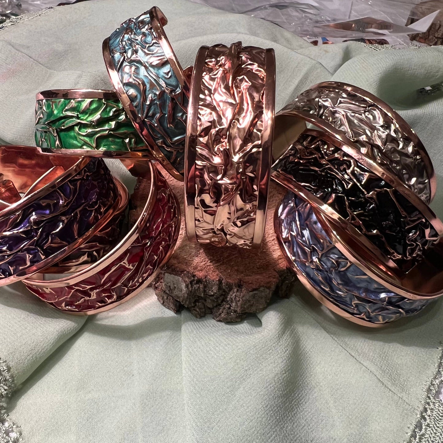 Midas' Copper Bracelets (Enamel Finish)