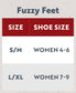 Booked Fuzzy Feet: L/XL
