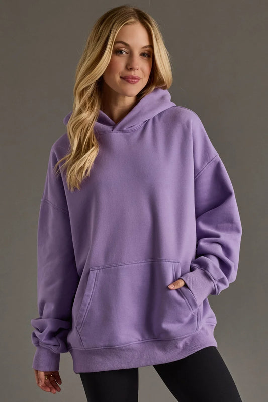 Purple Panache Hooded Sweatshirt