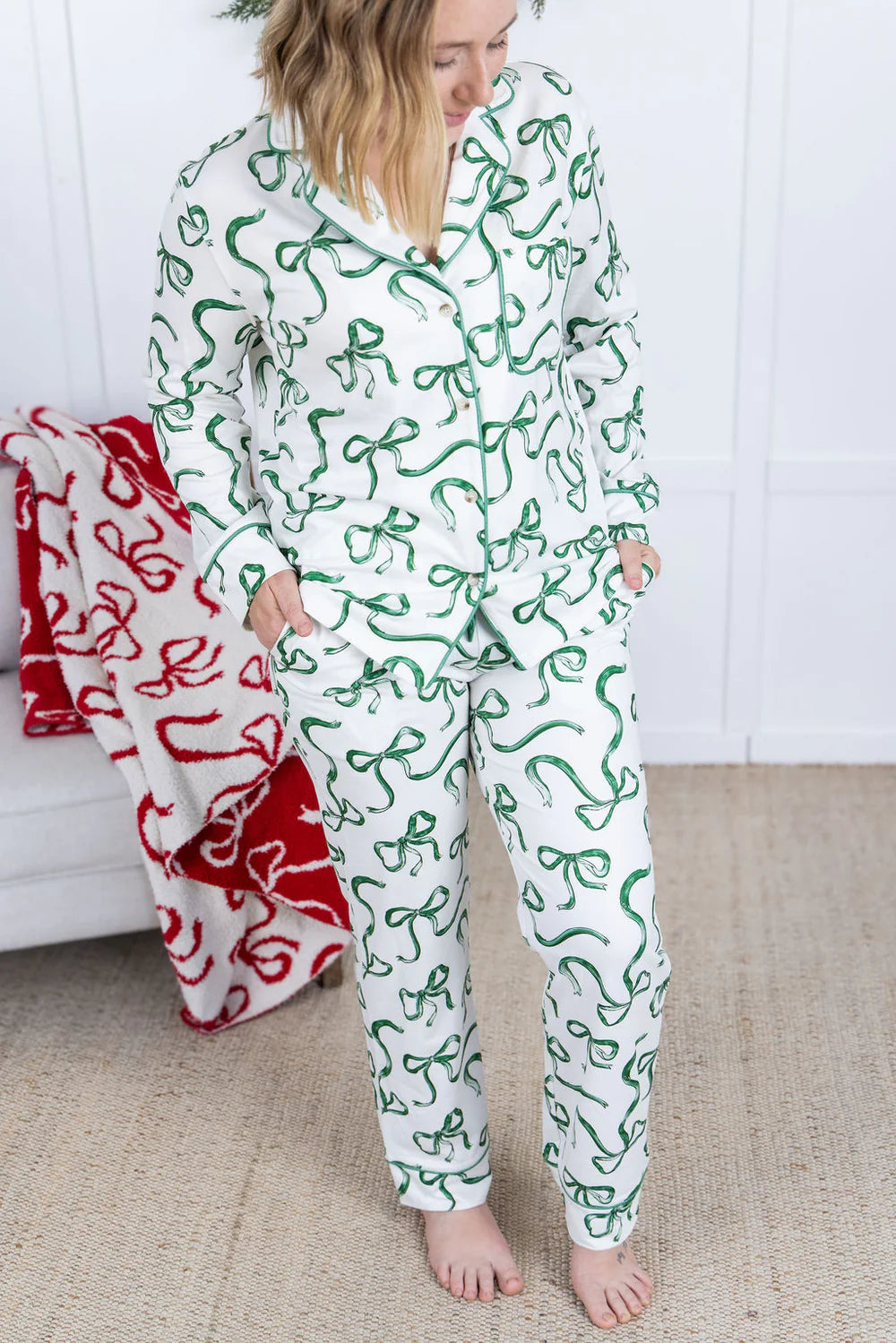 Ribbon Pajama Set