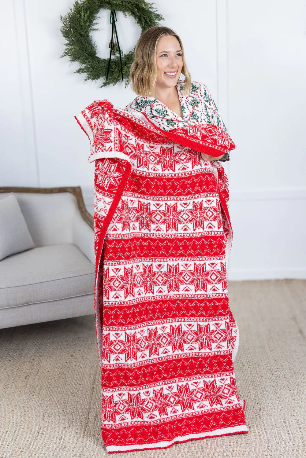 Plush and Fuzzy Blanket - 2 Holiday Patterns