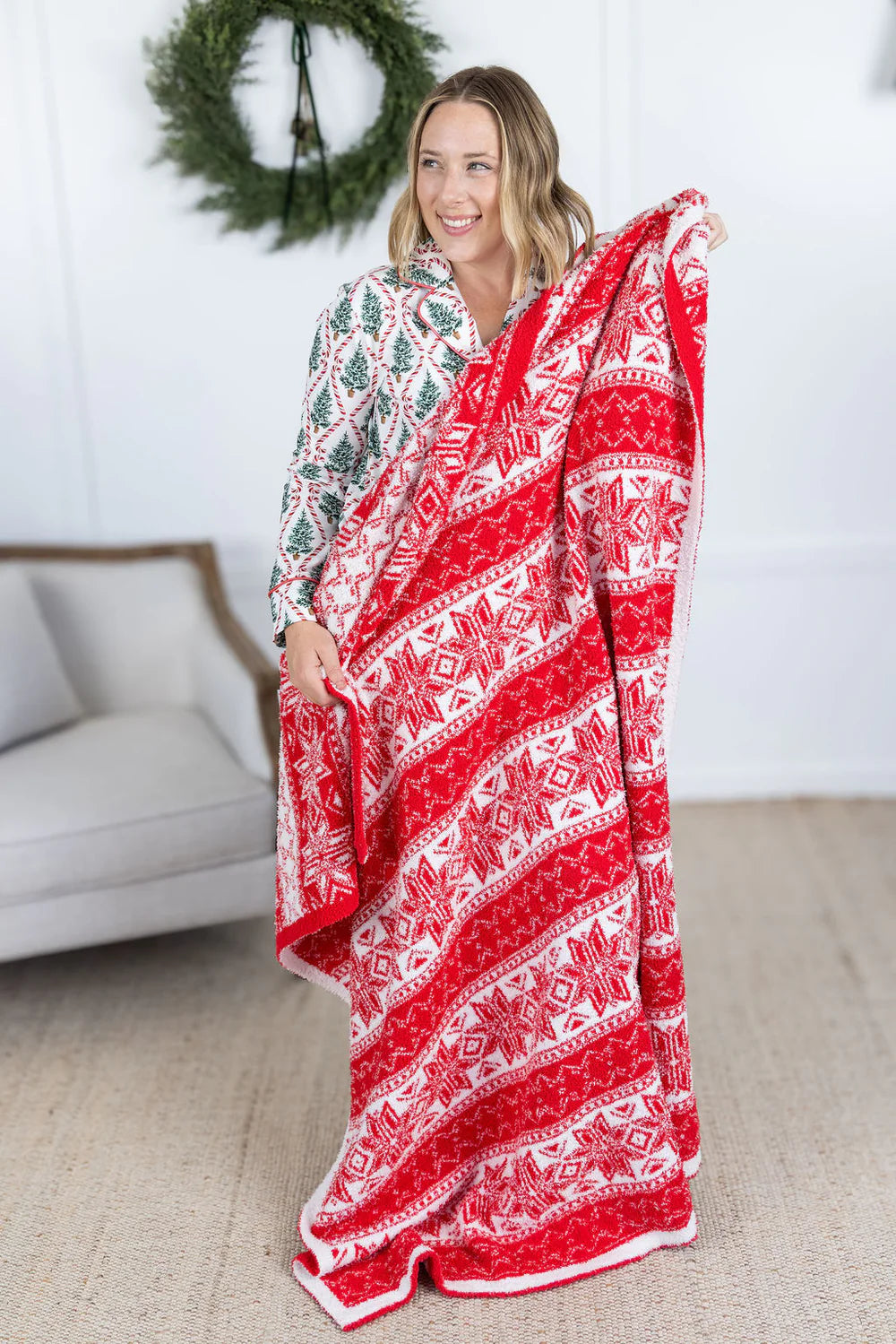 Plush and Fuzzy Blanket - 2 Holiday Patterns