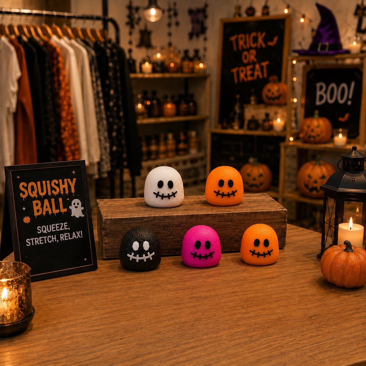 👻 Mini Ghost Slow-Rise Squishy