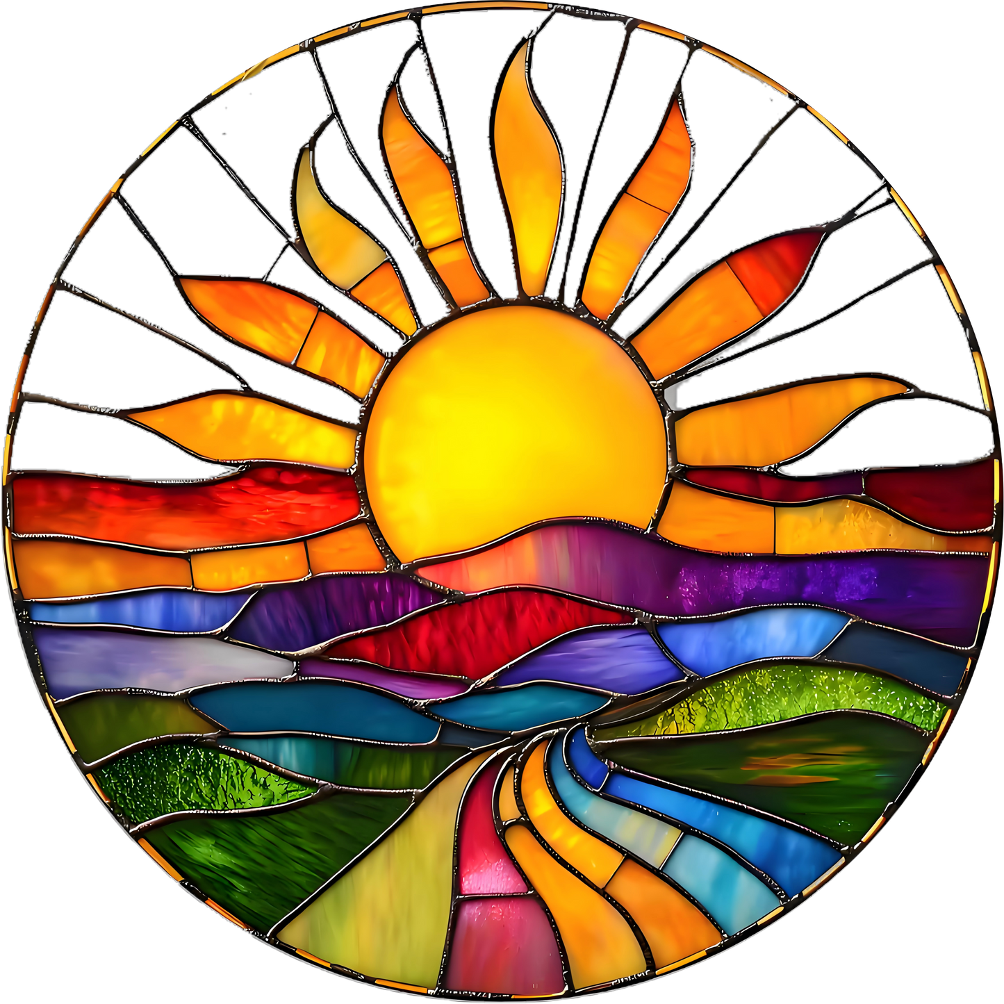 Vibrant Acrylic Sun Catchers