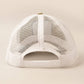 Wild Life Patch Mesh back Baseball Cap (Khaki)