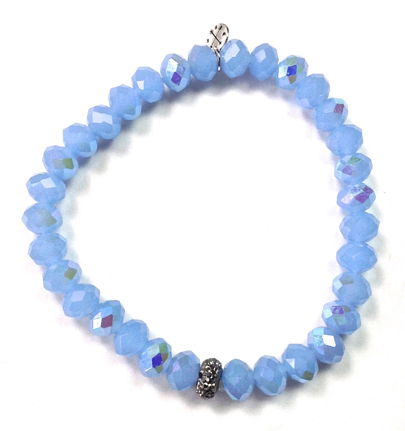 Everyday Sparkle Faceted Glass Bracelet (Multiple Colors)