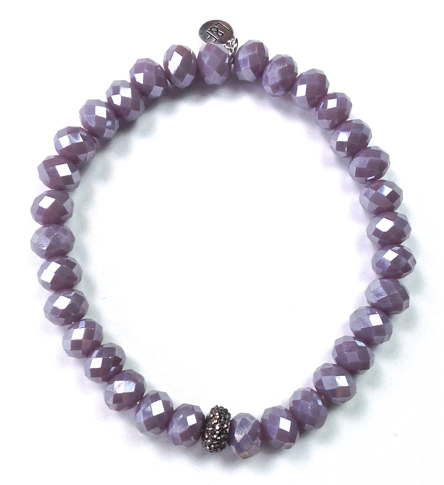 Everyday Sparkle Faceted Glass Bracelet (Multiple Colors)