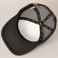 Hand-Painted Abstract Butterfly Trucker Cap (Hot Pink + Black)