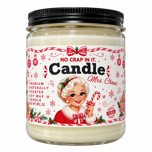Mrs. Claus Candle (PRE-ORDER)