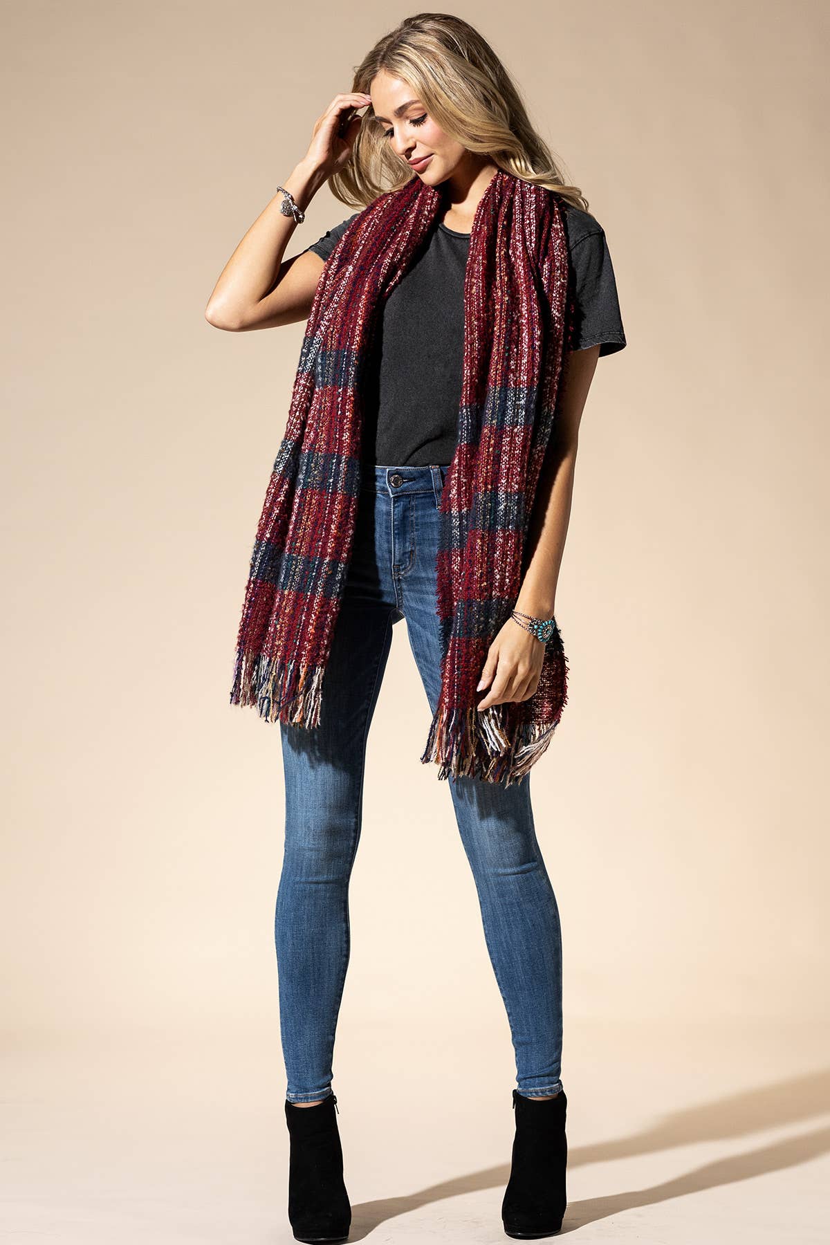 Multi Color Oblong Scarf