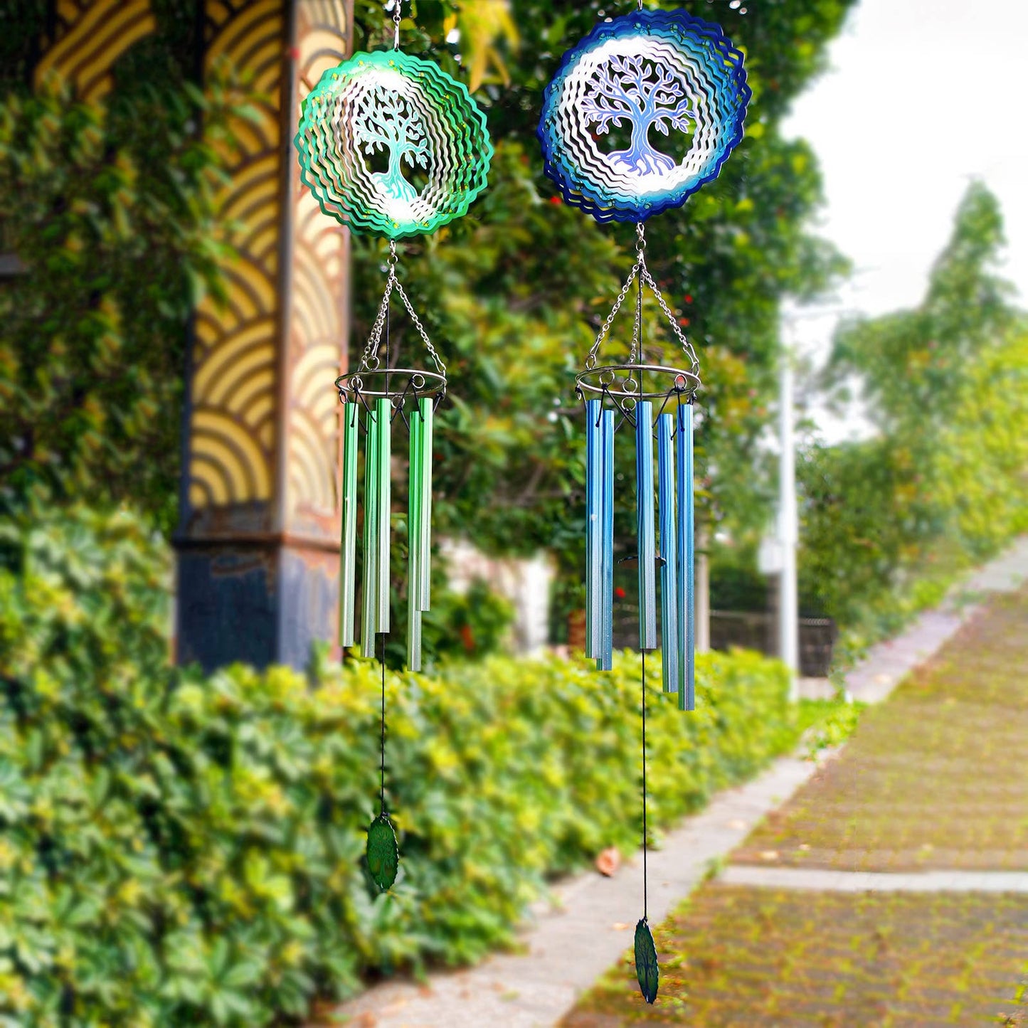 Mandala Spinning Wind Chimes