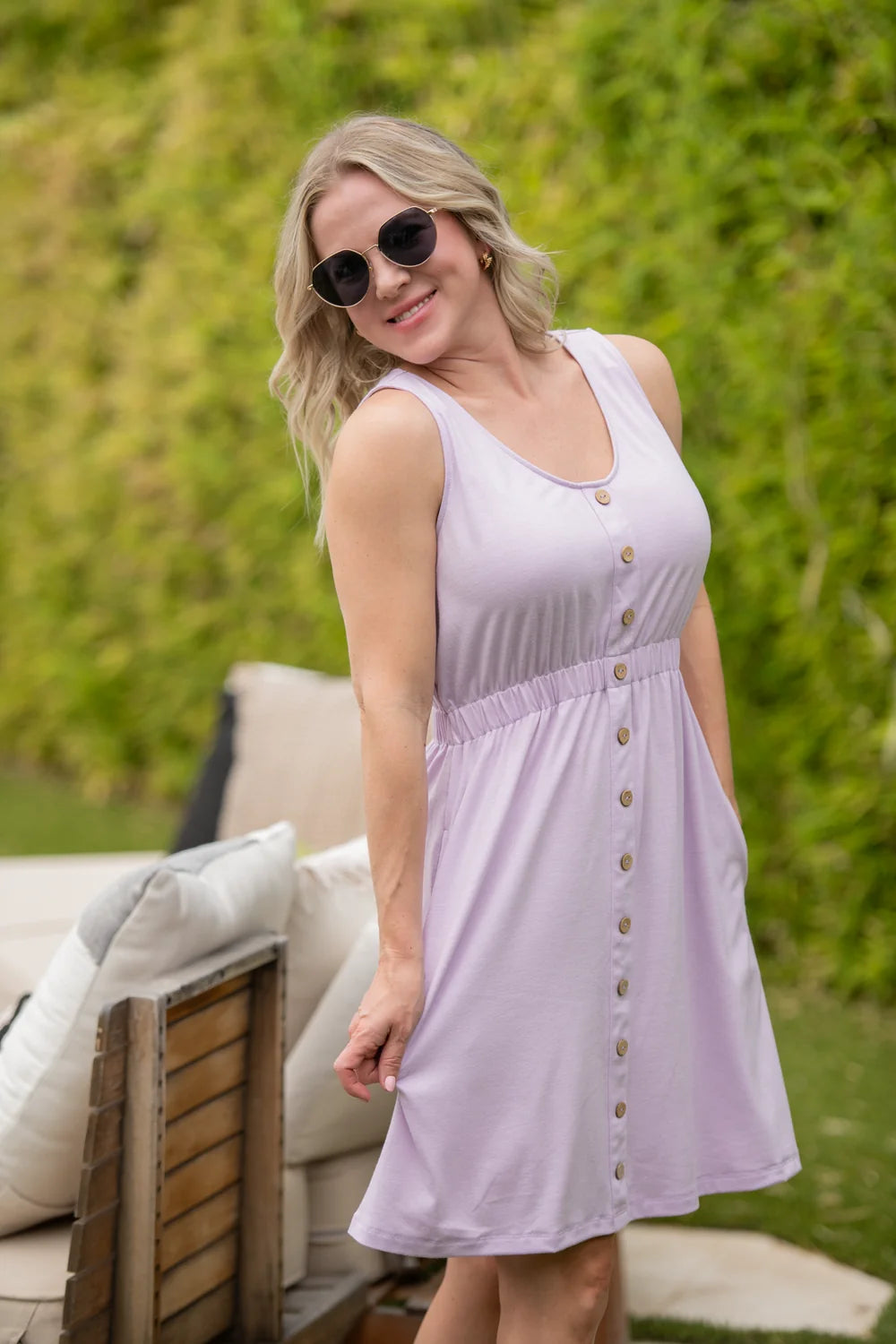 Beverly Button Dress - 5 Colors