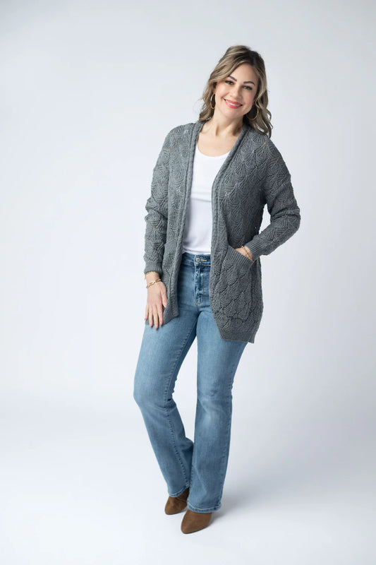 Open Knit Cardigan - 3 Colors