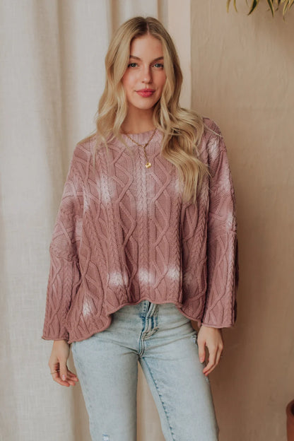 Cable Knit Sweater - 2 Colors