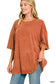 Acid Wash Oversized Boyfriend Tee - 2 Colors