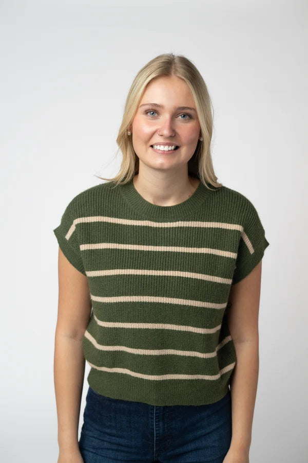 Striped Sweater Top- 2 Colors