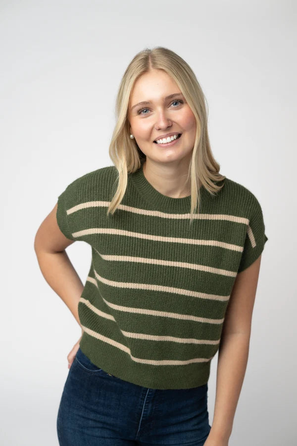 Striped Sweater Top- 2 Colors