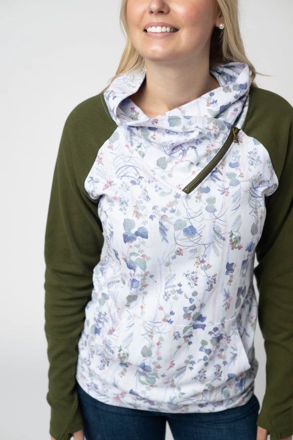 Classic Zoey ZipCowl Sweatshirt - 4 Patterns