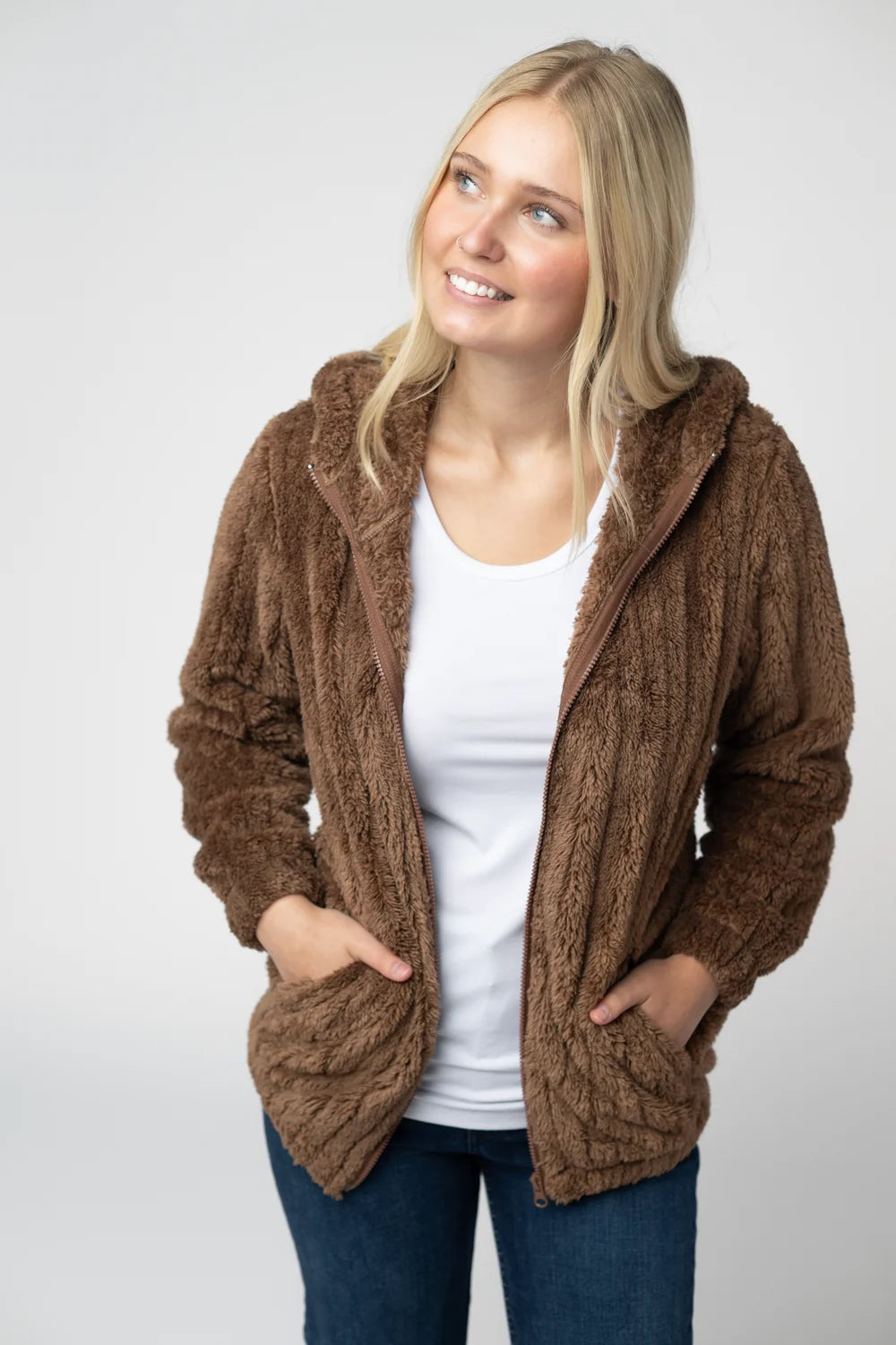 Cozy Sherpa Fullzip - Mocha
