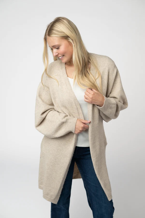 Cozy Cardigan- Tan