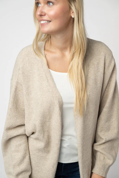 Cozy Cardigan- Tan