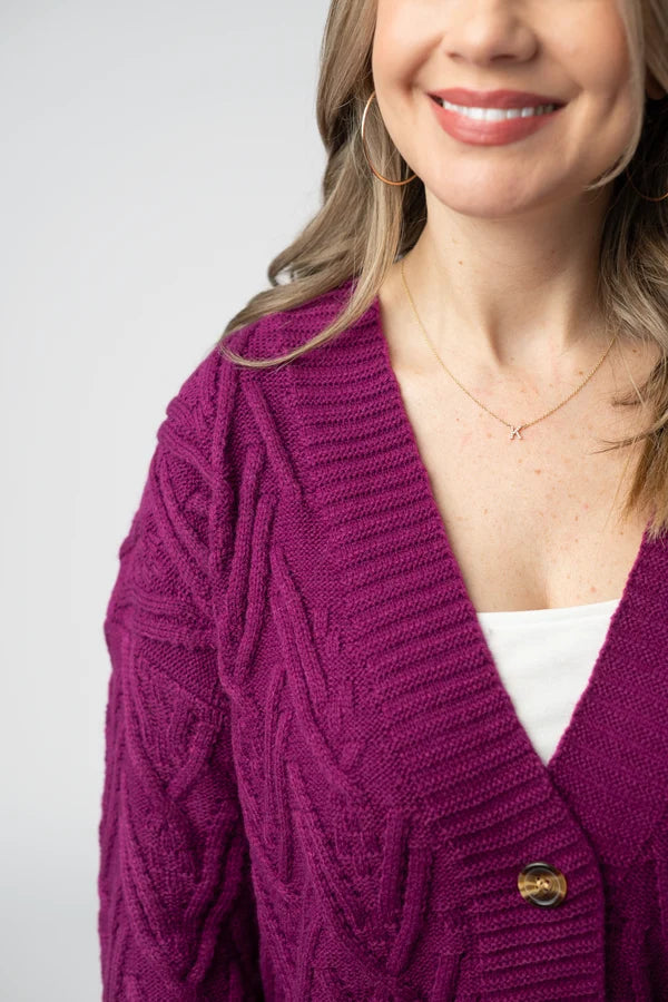 Brooks Button Sweater Cardigan - 4 Colors
