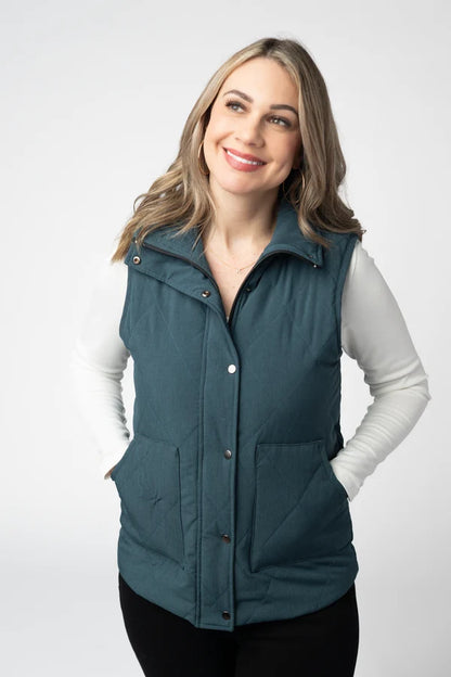 Remy Zip Up Vest - 9 Colors
