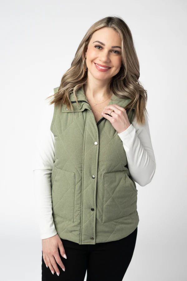 Remy Zip Up Vest - 9 Colors