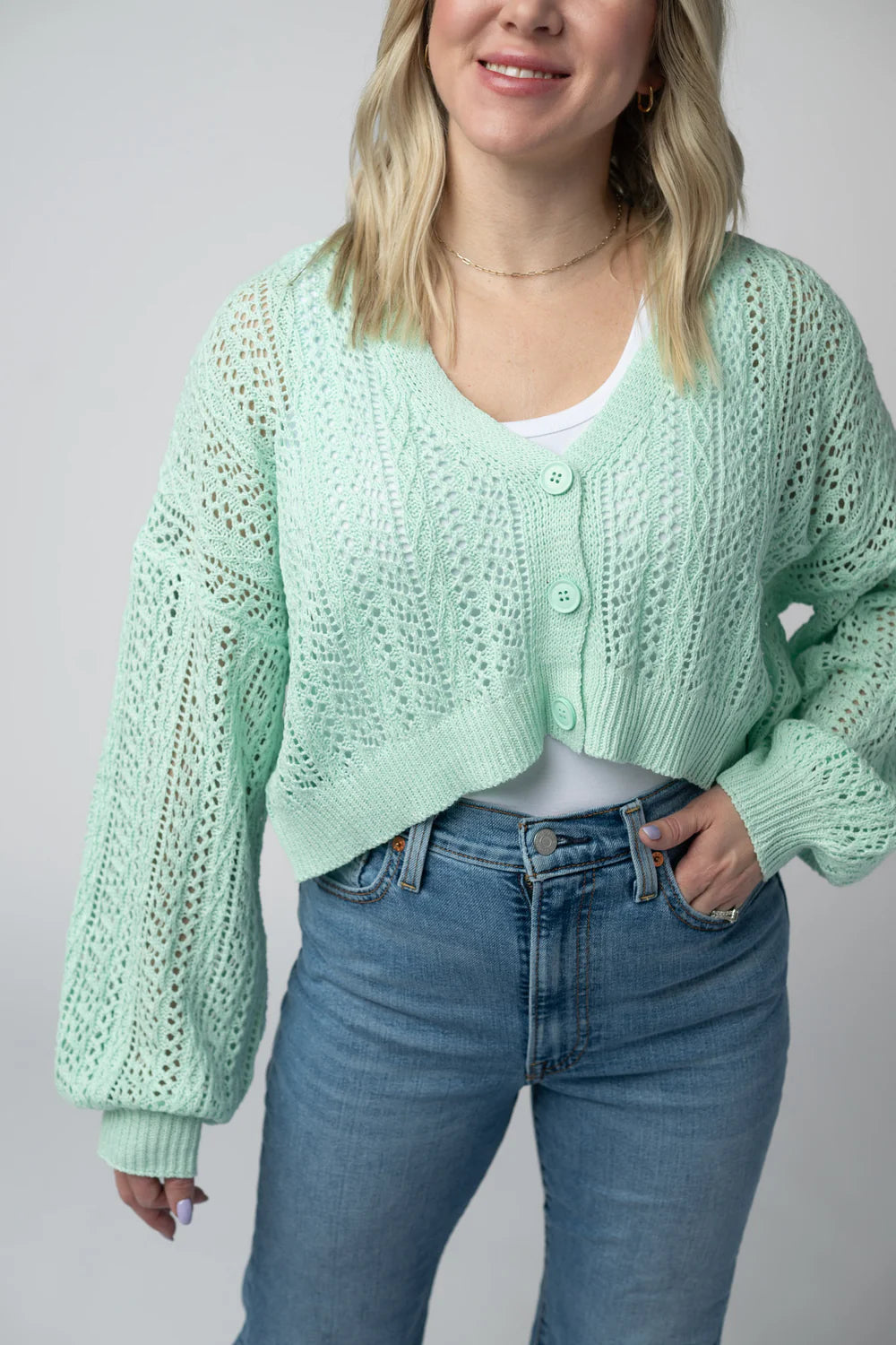 Callie Cropped Cardigan (7 Colors)