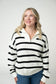 Quarter Zip Striped Pullover