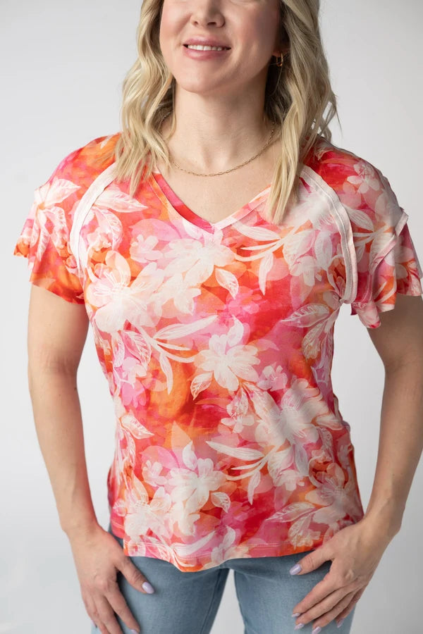 Raelynn V-Neck Top - 2 Colors