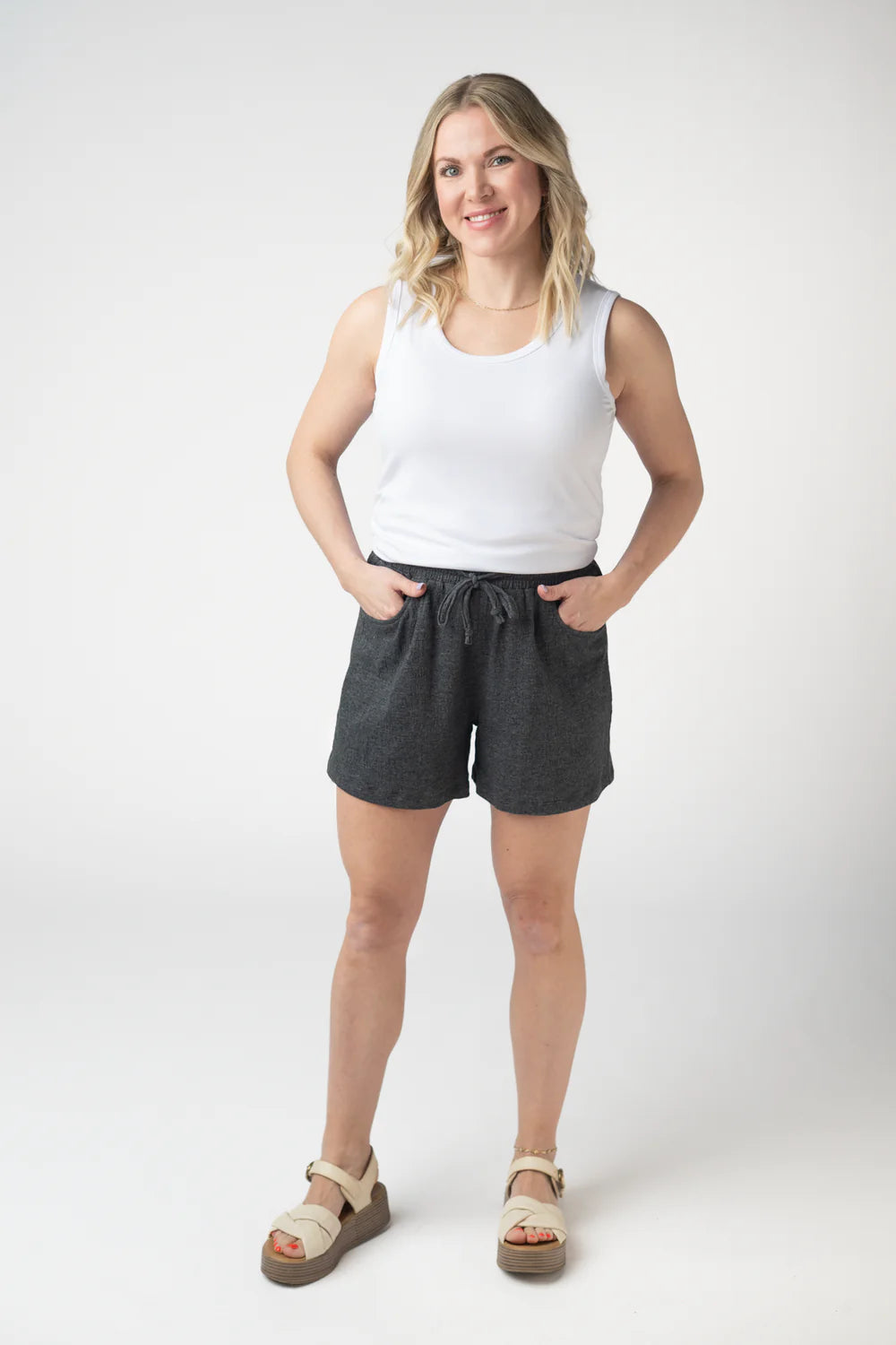 Candice Crinkle Shorts - 3 Colors