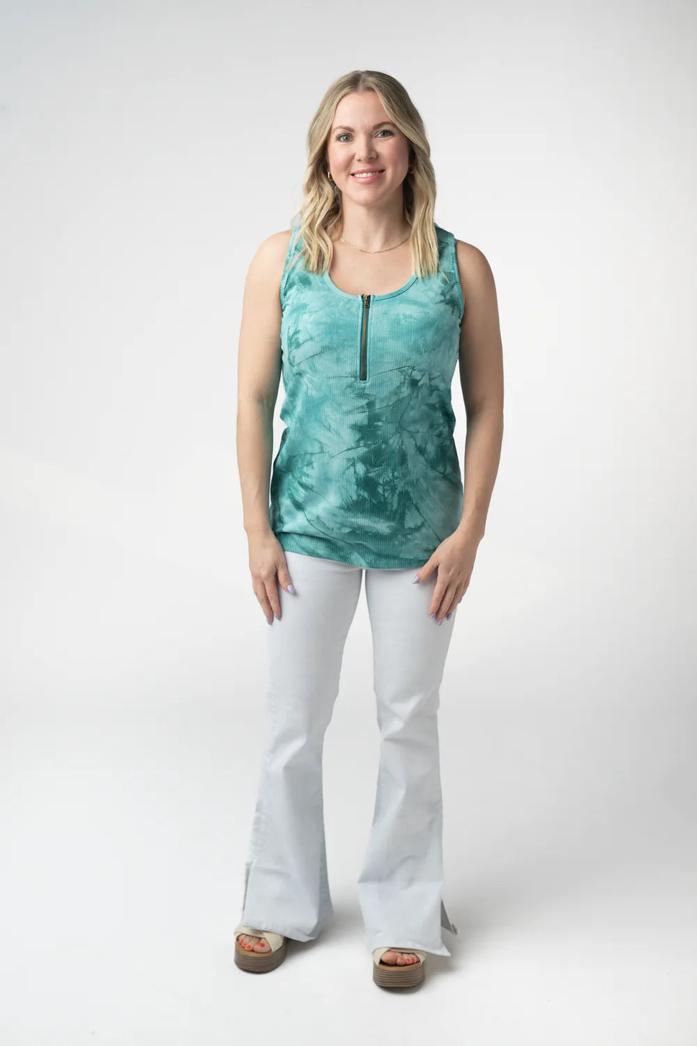 Mila Zipper Tank (4 Colors)