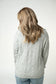 Confetti Dot Cable Cardigan Jacket- Grey
