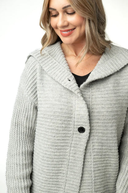 Lillian Long Hooded Cardigan