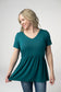 Sarah Ruffle Short Sleeve- 4 Colors/Patterns