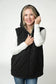 Heather Geometric Hooded Vest - 3 Colors