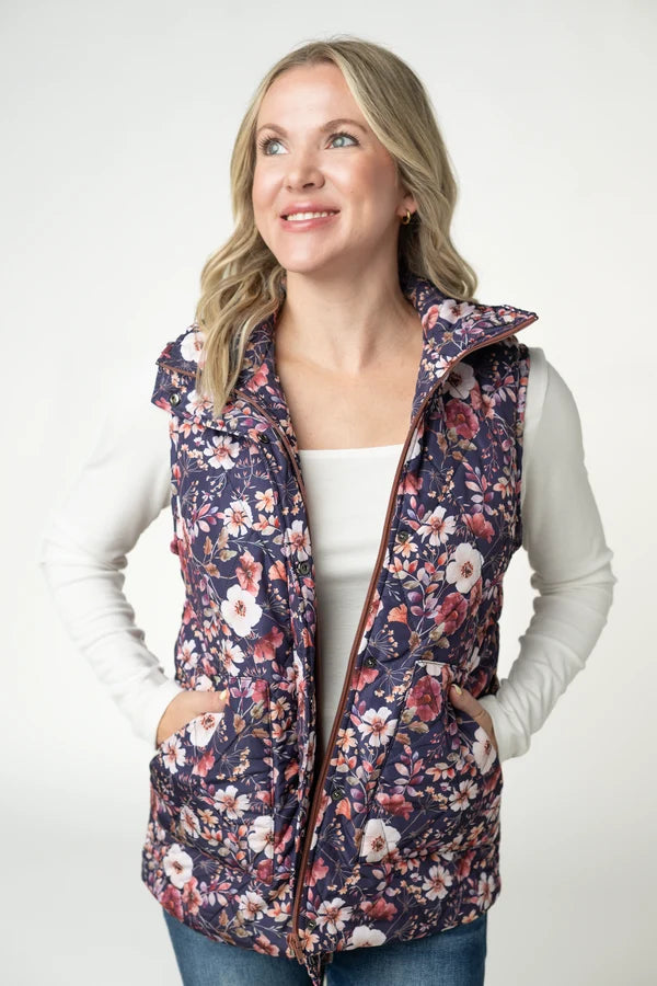 Remy Zip Up Vest - 9 Colors