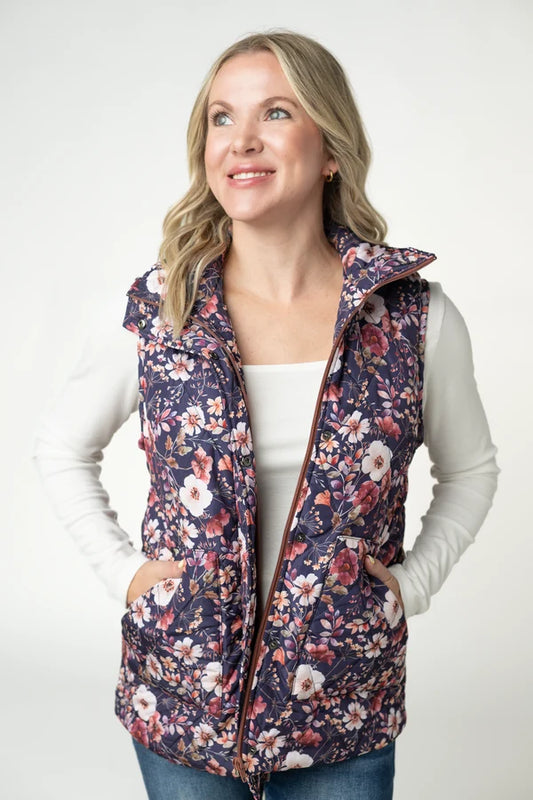 Remy Zip Up Vest - 9 Colors