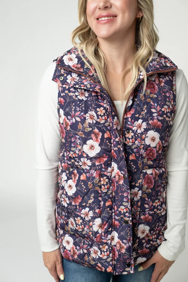 Remy Zip Up Vest - 9 Colors