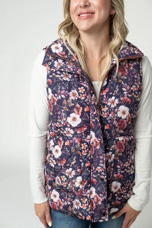 Remy Zip Up Vest - 9 Colors
