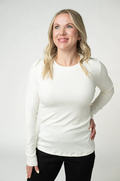 Reese Ribbed Long Sleeve Top - 3 Colors