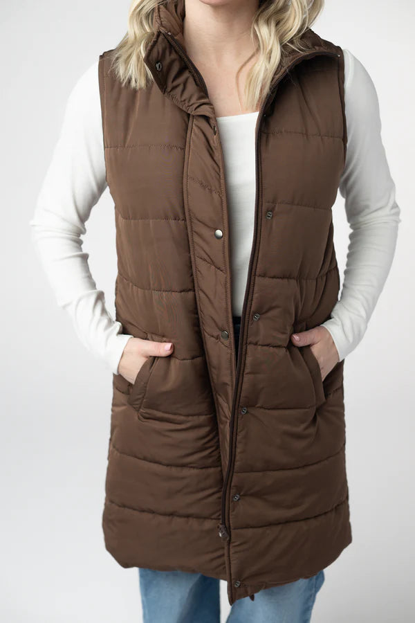 Harlow Long Vest - 10 Colors