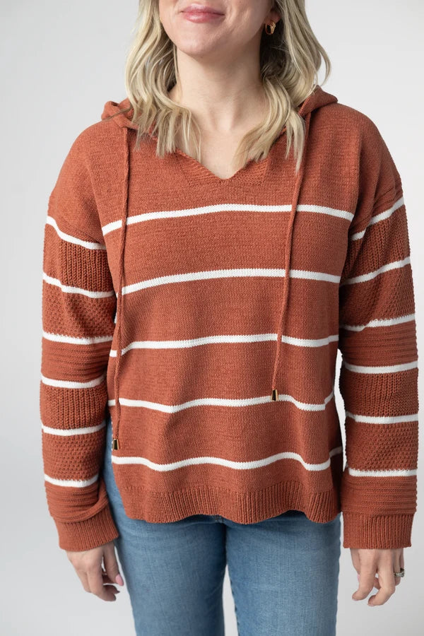 Maddie Striped Hoodie - 2 Colors