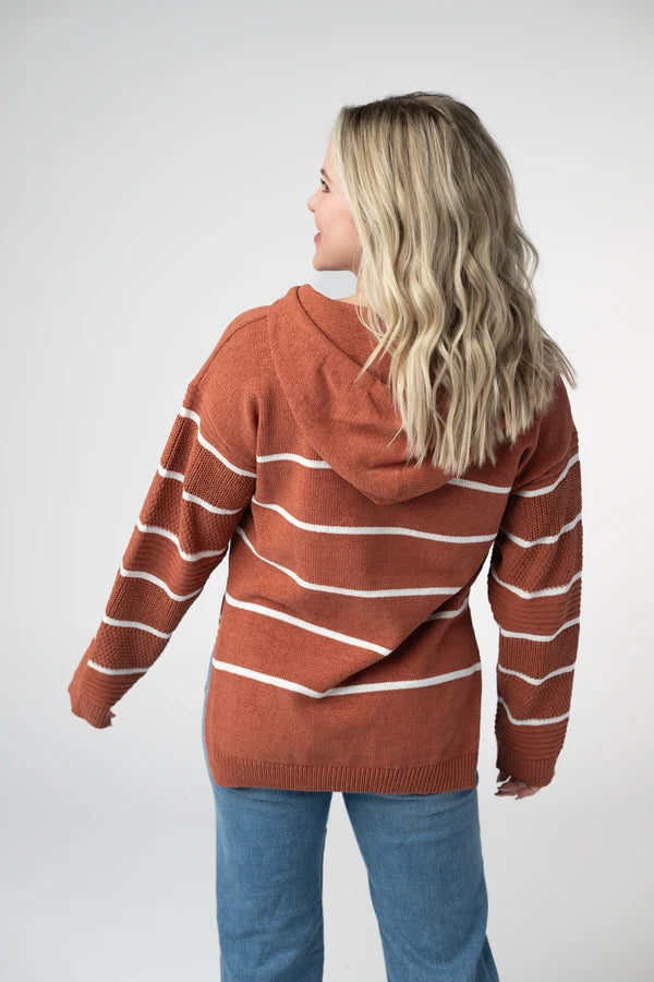 Maddie Striped Hoodie - 2 Colors