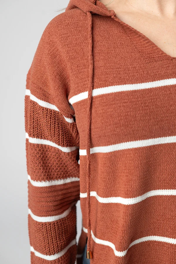 Maddie Striped Hoodie - 2 Colors