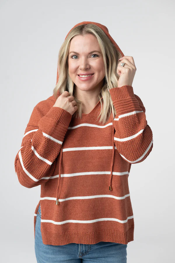 Maddie Striped Hoodie - 2 Colors