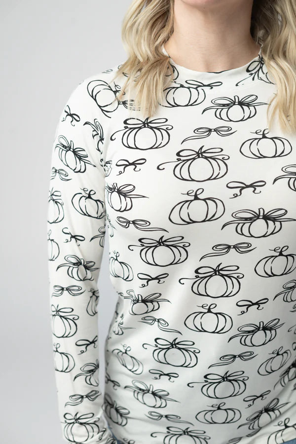 Blair Long Sleeve Top - Halloween Patterns